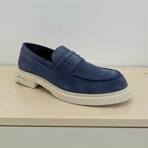 Fendi Blue Suede Frame Loafers (10 UK/11 US)